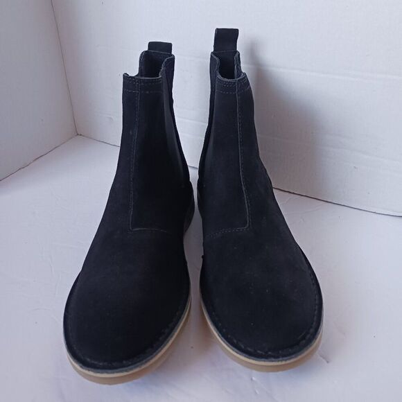 Steve Madden Men's size 9M Chelsea Suede Black Boot - Picture 2 of 9
